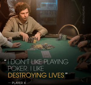 Pokern, gut geblufft, Credit: Molly’s Game, offizielle Facebook-Page
