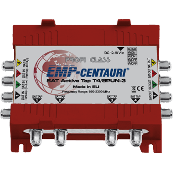 EMP Centauri Profi-Line aktiv Splitter Kaskadierer T4/8PUN-3 1 EMP Centauri Profi-Line aktiv Splitter Kaskadierer T4/8PUN-3