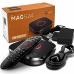 MAG 524 IP TV Internet Streamer HEVC H.265 4K UHD 60FPS Linux USB 3.0 LAN HDMI