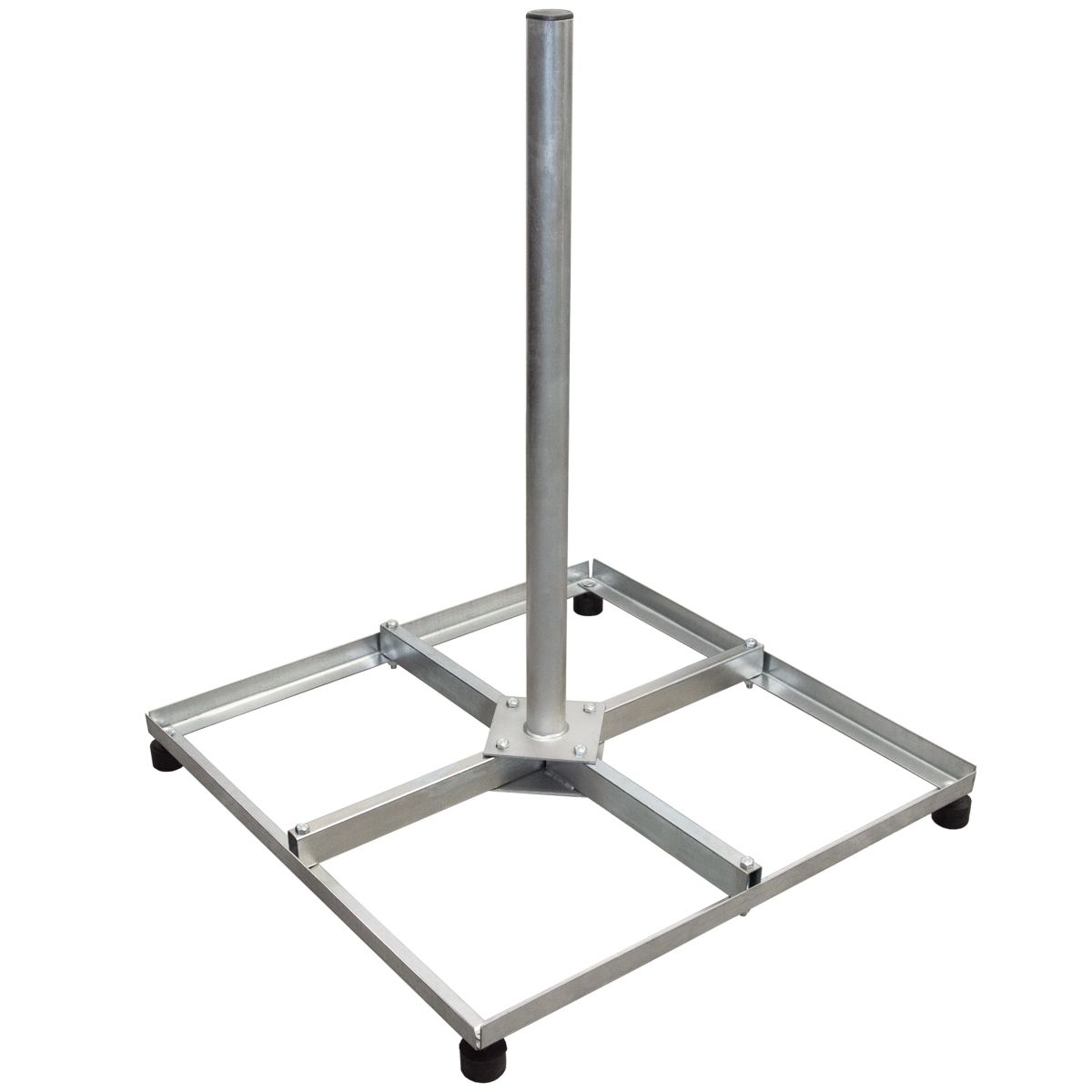 FLACHDACHSTÄNDER / BALKONSTÄNDER 4X 30X30CM STAHL MAST SAT 1 FLACHDACHSTÄNDER / BALKONSTÄNDER 4X 30X30CM STAHL MAST SAT