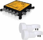 Inverto Unicable II IDLU-UWT110-CUO1O-32P 5/32 Multischalter + 2X Wideband LNBs