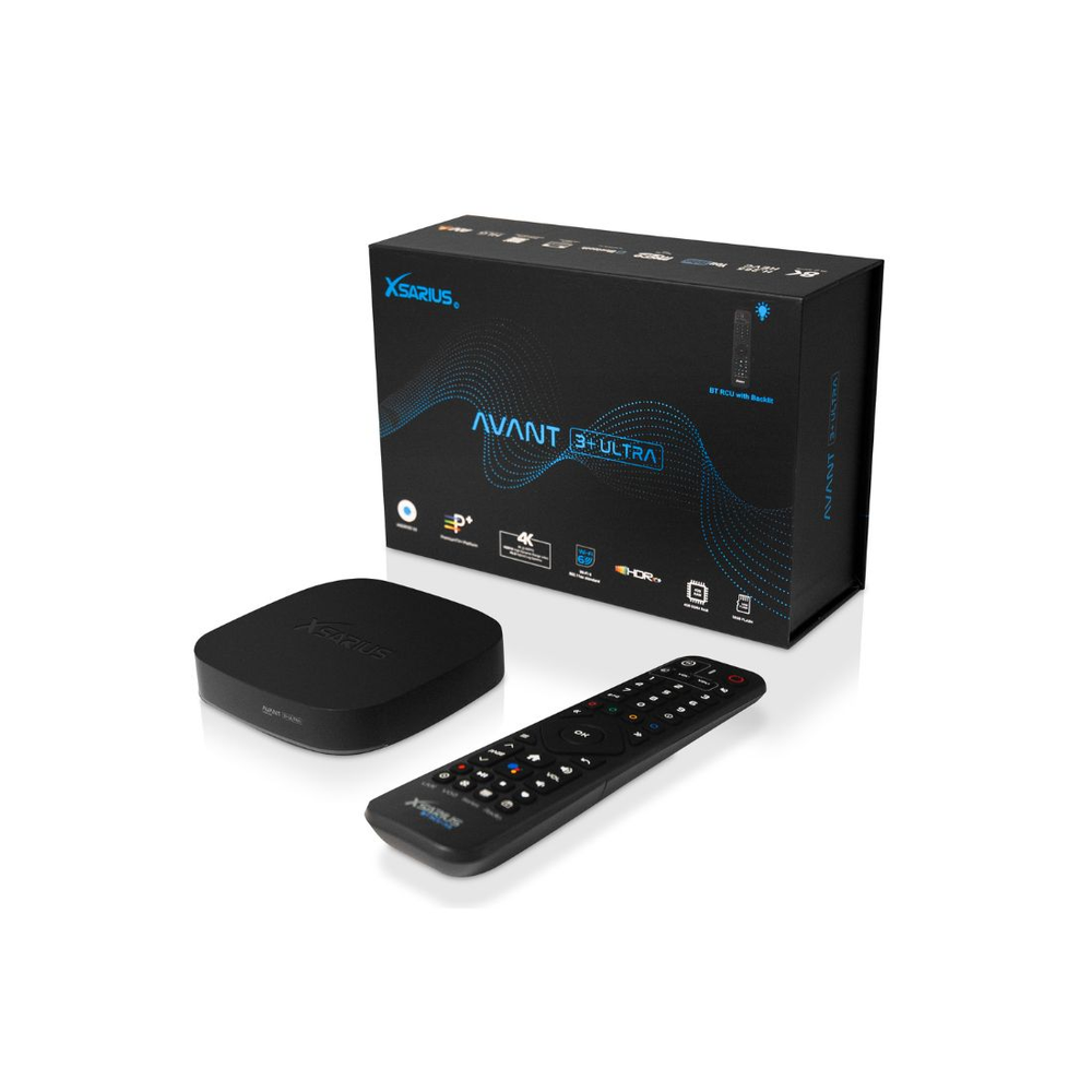 Xsarius Avant 3+ Ultra Black - 4K OTT Android Media Streamer 1 Xsarius Avant 3+ Ultra Black - 4K OTT Android Media Streamer