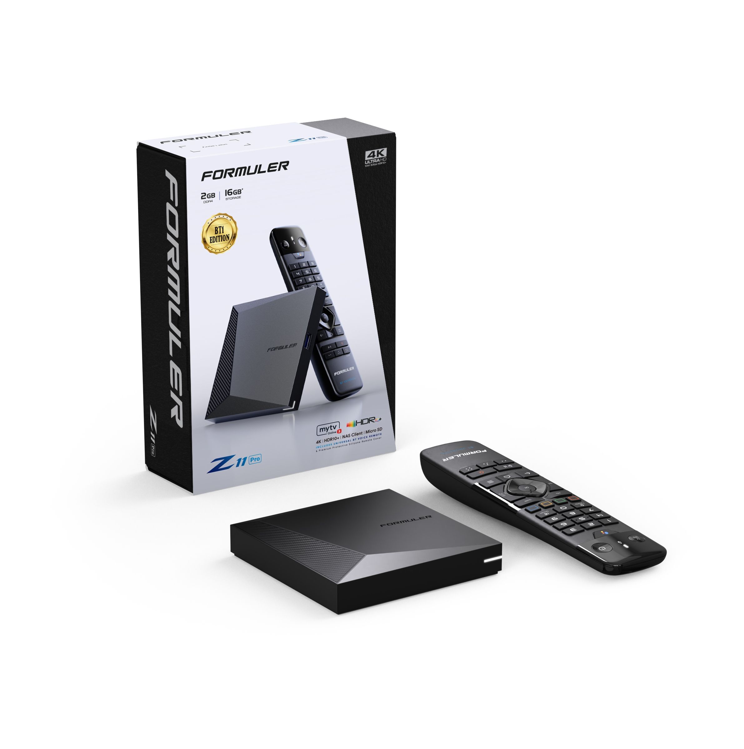 Formuler Z11 Pro BT1-Edition 4K UHD Android 11 IP-Receiver HDR10, Dual-WiFi, HDMI, USB 3.0, MicroSD 1 Formuler Z11 Pro BT1-Edition 4K UHD Android 11 IP-Receiver HDR10, Dual-WiFi, HDMI, USB 3.0, MicroSD