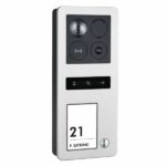 BALTER ERA IP Aufputz-Türstation Full HD RFID 2-Draht BUS 180° Weitwinkelkamera Silber 1 Familienhau