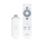 Homatics Stick HD Android TV Mediaplayer Stick Weiß (Full HD, HDMI, 5GHz WiFi, Sprachfernbedienung)