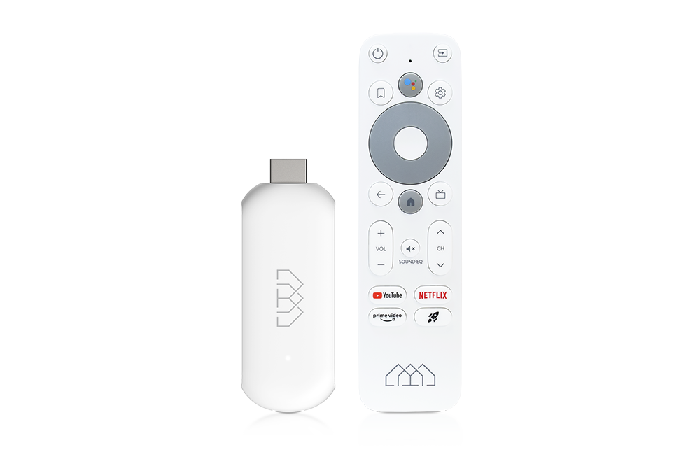 Homatics Stick HD Android TV Mediaplayer Stick Weiß (Full HD, HDMI, 5GHz WiFi, Sprachfernbedienung) 1 Homatics Stick HD Android TV Mediaplayer Stick Weiß (Full HD, HDMI, 5GHz WiFi, Sprachfernbedienung)