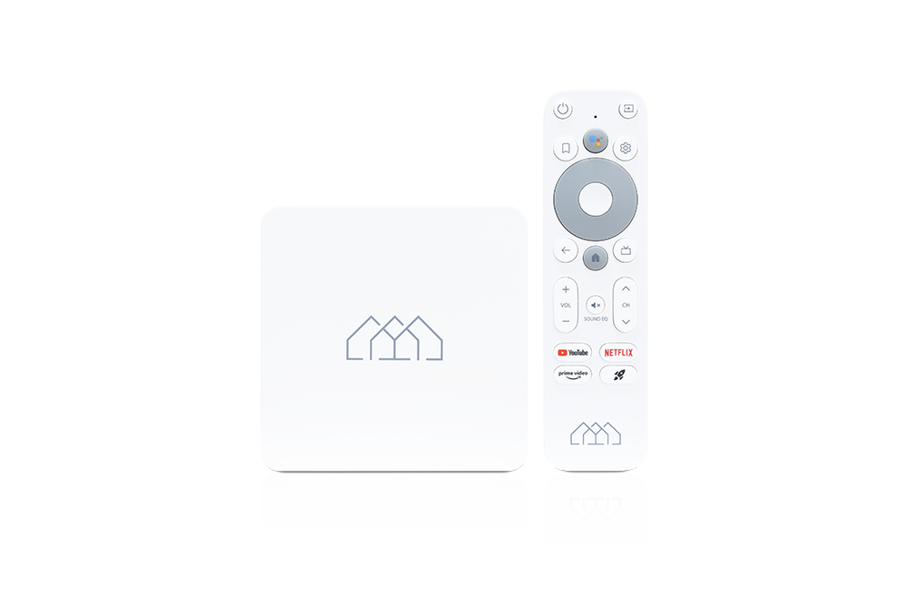 Homatics Box R Lite Android TV Mediaplayer Weiß (4K UHD, 5GHz WiFi, Bluetooth, Sprachfernbedienung) 1 Homatics Box R Lite Android TV Mediaplayer Weiß (4K UHD, 5GHz WiFi, Bluetooth, Sprachfernbedienung)