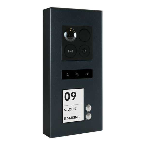Balter ERA Graphit RFID 2-Draht BUS IP Türstation 2 Familienhaus 150° Weitwinkelobjektiv Aufputz 1 Balter ERA Graphit RFID 2-Draht BUS IP Türstation 2 Familienhaus 150° Weitwinkelobjektiv Aufputz