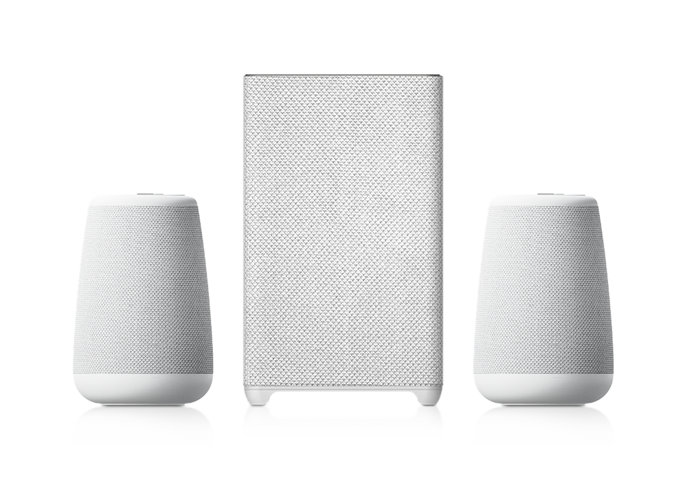 Homatics Sound & Sound 2.1 TWS-Lautsprecher mit Subwoofer (Bluetooth, WiFi, Dolby Audio, Grau) 1 Homatics Sound & Sound 2.1 TWS-Lautsprecher mit Subwoofer (Bluetooth, WiFi, Dolby Audio, Grau)