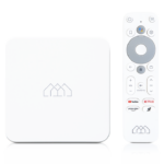 Homatics Box R Android TV Mediaplayer (4K UHD, HDR, 5GHz WiFi, Bluetooth, Sprachfernbedienung, Weiß)