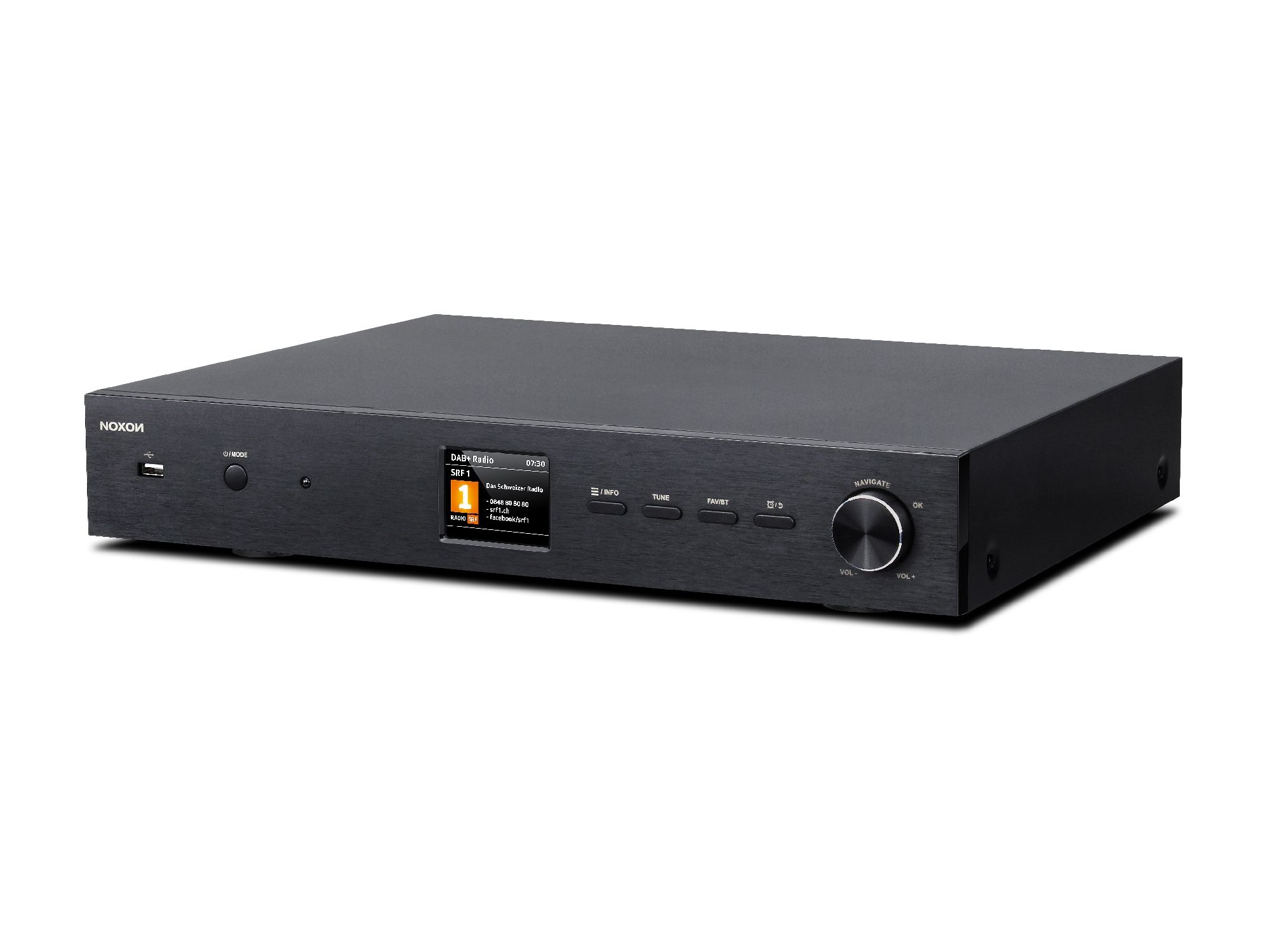 Noxon A 561 schwarz, Internetradio, DAB+, UKW Tuner, Bluetooth, USB, WLAN 1 Noxon A 561 schwarz, Internetradio, DAB+, UKW Tuner, Bluetooth, USB, WLAN